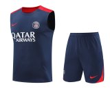 PSG Paris Blue 1:1 Quality Training Vest（A-Set）24/25