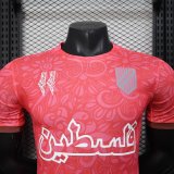 Palestine  Red Player 1:1 Quality Soccer Jersey 25/26