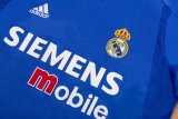 Real Madrid Third Blue Retro  1:1 Quality Soccer Jersey 2004/2005