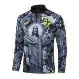 Brazil Training Black 1:1 Quality Training Jersey 24/25