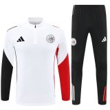 Ajax Training   White 1:1 Quality Training Jersey 25/26