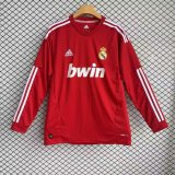 Real Madrid Third Long Sleeve Retro 1:1 Quality Soccer Jersey 2011/2012