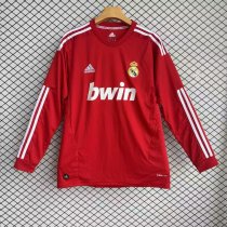 Real Madrid Third Long Sleeve Retro 1:1 Quality Soccer Jersey 2011/2012