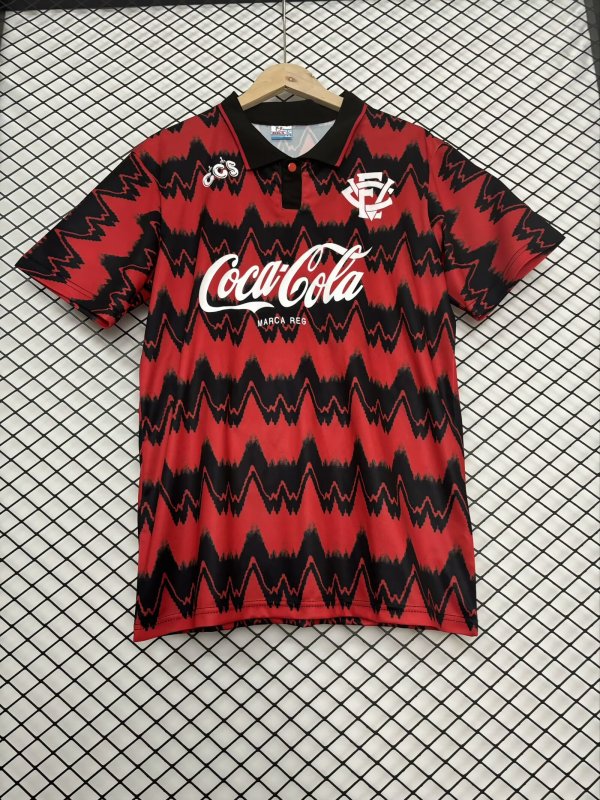 EC Vitoria Nego Home Red Fans Retro 1:1 Quality Soccer Jersey 1993