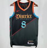 Wizards AVDIJA #8 Black City Edition 1:1 Quality NBA Jersey 2025
