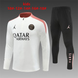 Paris Kids White Player 1:1 Quality Training Jersey 24/25