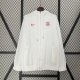 24/25 Barcelona White Windbreaker
