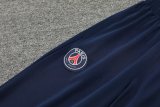 Paris Hooded long sleeved Blue 1:1 Training suit 24/25
