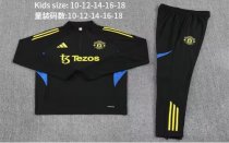 Manchester United Kids Black 1:1 Quality Training Jersey 25/26