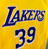 Lakers HOWARD #39 Yellow 1:1 Quality NBA Jersey 24/25