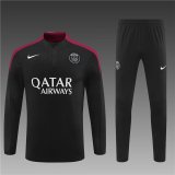 Paris Kids Black Player Version 1:1 Quality Training Jersey 24/25