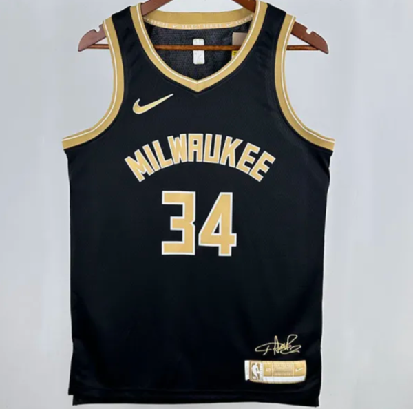 Bucks ANTETOKOUNMPOL #34 1:1 Quality NBA Jerseys 2024