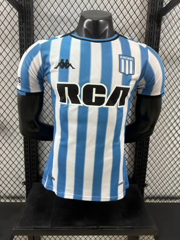 Racing Club Home Player 1:1 Quality Soccer Jersey 24/25
