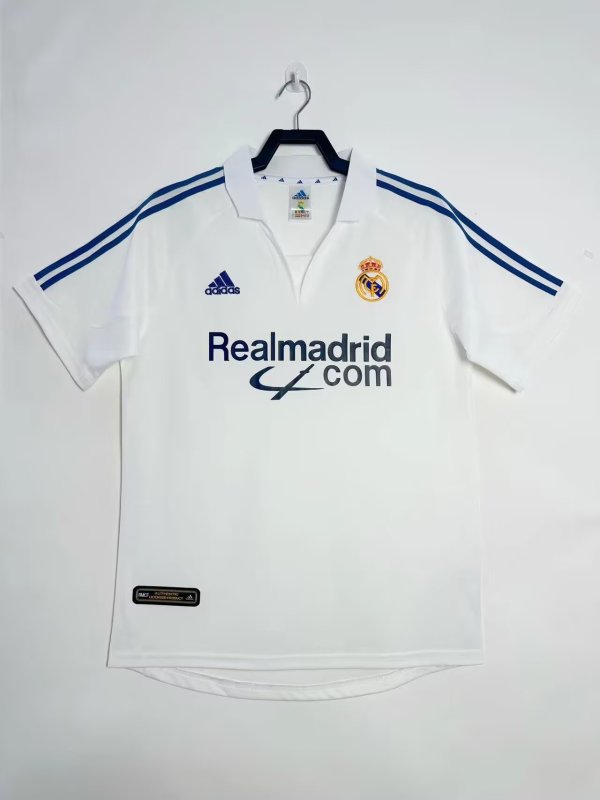 2001/2002 Real Madrid Home Fans 1:1 Quality Soccer Jersey