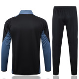 Manchester United Black Training Tracksuit 1:1 Quality Soccer Jersey 24/25