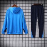 Chelsea  Hooded Long Sleeved Blue 1:1 Training suit 24/25