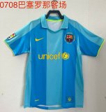 Barcelona Away 1:1 Quality Retro Soccer Jersey 2007/2008