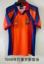 Barcelona  Away Fans 1:1 Quality Retro Soccer Jersey 1998