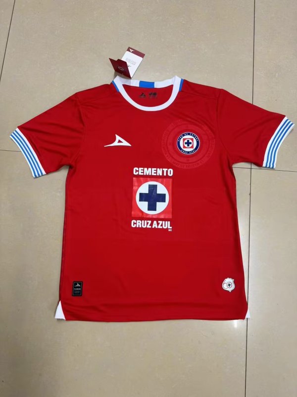 Cruz Azul Third Red Fans 1:1 Quality Soccer Jersey 24/25