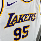 Lakers TOSCANO #95 White 1:1 Quality NBA Jersey 24/25