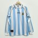 Argentina Home Long Sleeve Retro 1:1 Quality Soccer Jersey 1996
