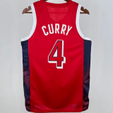 2024 Team USA CURRY #4 1:1 Quality NBA Jerseys