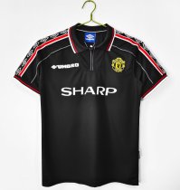 1998/1999 Manchester United Away Fans Retro 1:1 Quality Soccer Jersey