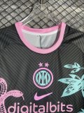 Inter Milan Training Clothing  Black Fans 1:1 Quality Soccer Jersey 24/25