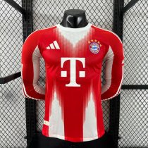Bayern Munich Home Long Sleeve Player 1:1 Quality Soccer Jersey 25/26 Bayern Munich Home Long Sleeve Player 1:1 Quality Soccer Jersey 25/26
