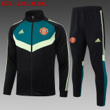 Manchester United Black Training Tracksuit 1:1 Quality 24/25