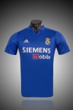 Real Madrid Third Blue Retro  1:1 Quality Soccer Jersey 2004/2005