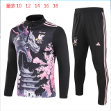 Japan Black Kids 1:1 Quality Training Jersey 24/25