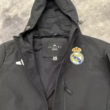 Real Madrid Black Windbreaker 24/25
