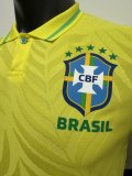 Brazil   Special Edition Yellow Player  1:1 Quality Soccer Jersey 25/26