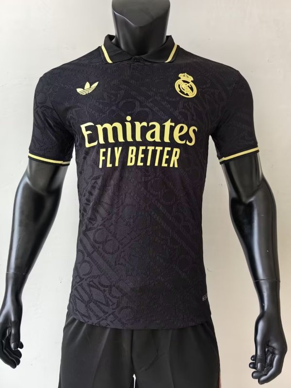 Real Madrid Special Edition Black Player 1:1 Quality Soccer Jersey 24/25