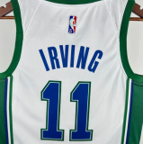 Mavericks IRVING #11 White City Edition 75th  1:1 Quality NBA Jersey 75周年