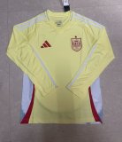 24/25 Spain  Away  Long Sleeved  Fans 1:1 Quality Soccer Jersey