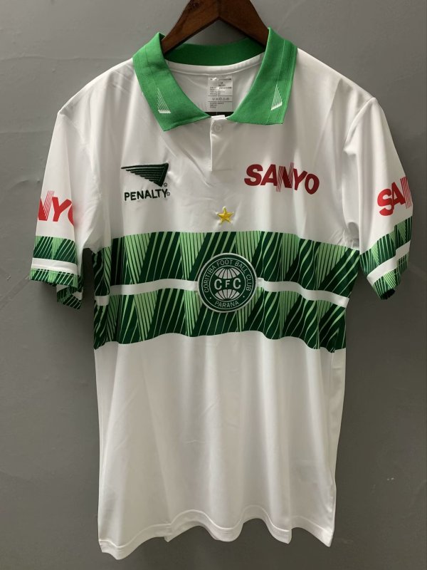 Coritiba Home Fans Retro 1:1 Quality Soccer Jersey 1997