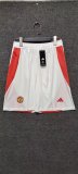 Manchester United  Home White 1:1 Quality Shorts 24/25