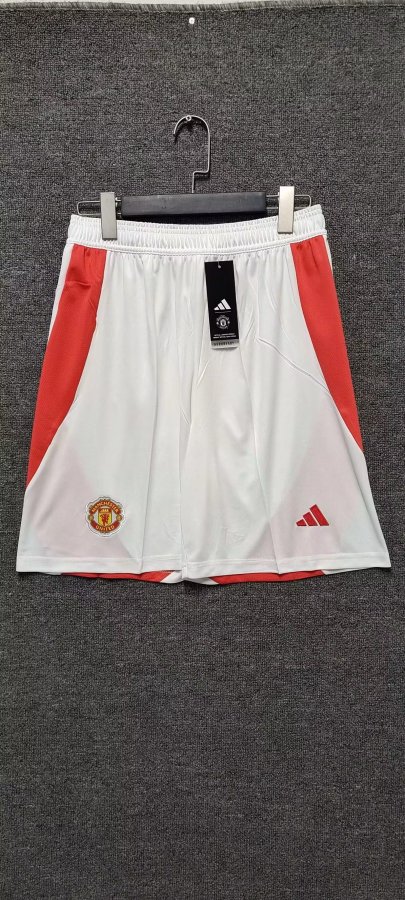 Manchester United  Home White 1:1 Quality Shorts 24/25