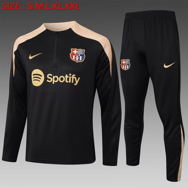 Barcelona Black 1:1 Quality Training Jersey 24/25