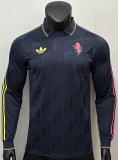24/25 Juventus Retro Casual Long Sleeve 1:1 Quality Soccer Jersey