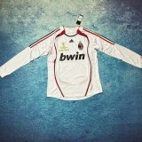 Real Madrid Away Long Sleeve Retro 1:1 Quality  Soccer Jersey 2006/2007