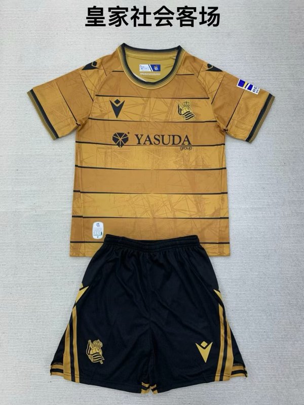 24/25 Real Betis  Away Kids Kits 1:1 Soccer Jersey