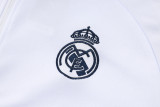 Real Madrid White Training Tracksuit 1:1 Quality Training Jersey 24/25