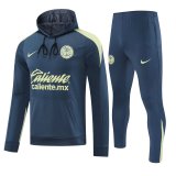 America Hooded Long Sleeved Blue 1:1 Training suit 24/25