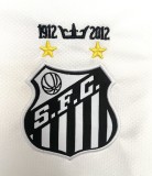 2012/2013 Santos  Home White Long Sleeve Retro 1:1 Quality  Soccer Jersey