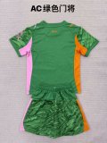 AC Milan Goalkeeper Green Kids 1:1 Quality Soccer Jersey 25/26