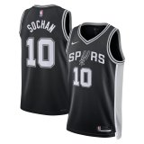 Spurs SOCHAN #10  1:1 Quality NBA Jersey