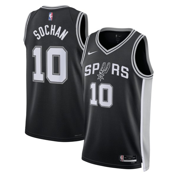 Spurs SOCHAN #10 1:1 Quality NBA Jersey